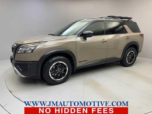 Baja Storm/Super Black Roof 2023 Nissan Pathfinder Rock Creek 4WD