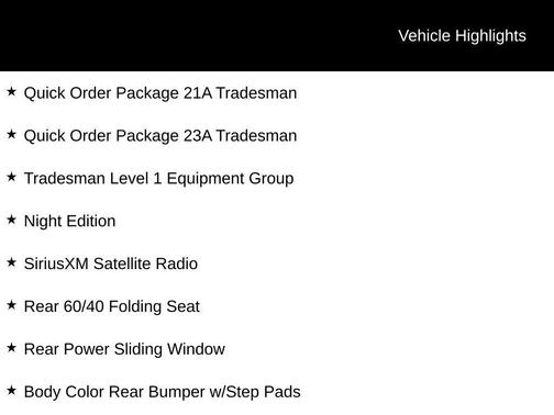 2025 RAM 1500 Tradesman