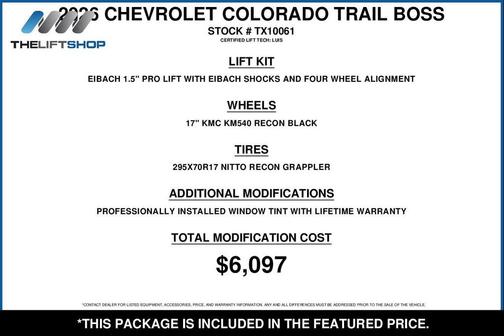 White Sands 2026 Chevrolet Colorado Trail Boss