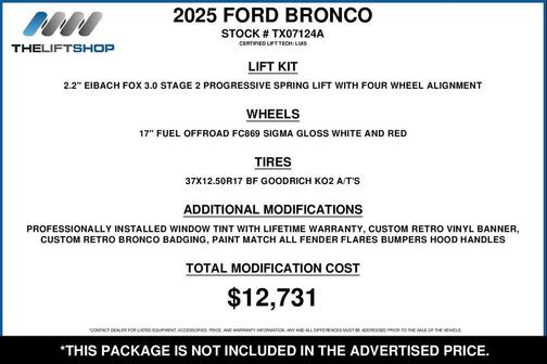 2025 Ford Bronco Heritage Edition