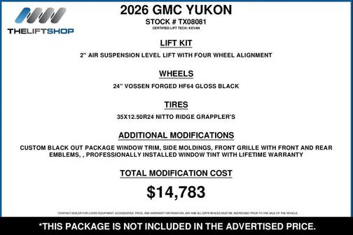 2026 GMC Yukon Denali