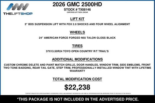 2026 GMC Sierra 2500 Denali Ultimate