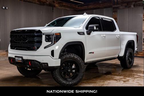 Summit White 2025 GMC Sierra 1500 AT4