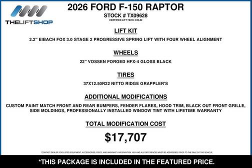 Shelter Green 2026 Ford F-150 Raptor