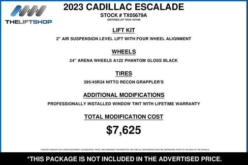 2023 Cadillac Escalade Sport Platinum