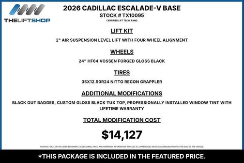 Radiant Red Tintcoat 2026 Cadillac Escalade V-Series