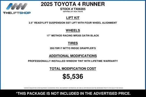 2025 Toyota 4Runner Limited