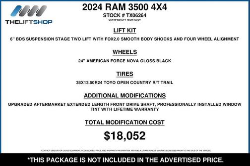 2024 RAM 3500 Limited Mega Cab 4x4 6'4' Box