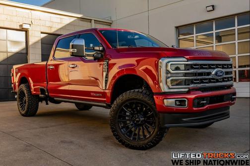 Rapid Red Metallic Tinted Clearcoat 2024 Ford F-350 Platinum