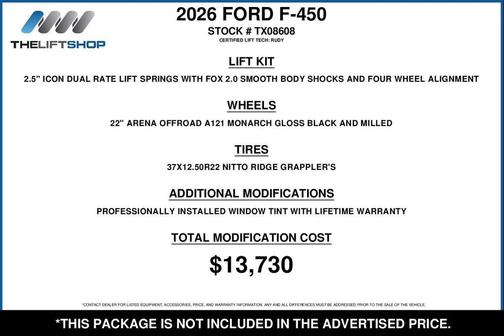 2026 Ford F-450 Platinum