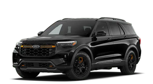 Agate Black Metallic 2026 Ford Explorer Tremor®