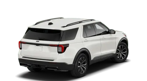 Star White Metallic Tri-Coat 2026 Ford Explorer ST-Line