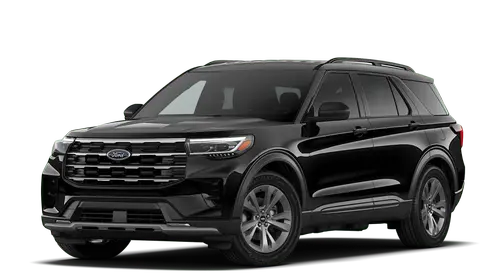 Agate Black Metallic 2026 Ford Explorer Active
