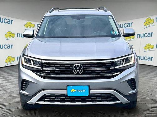 Pyrite Silver Metallic 2021 Volkswagen Atlas 3.6L V6 SE w/Technology