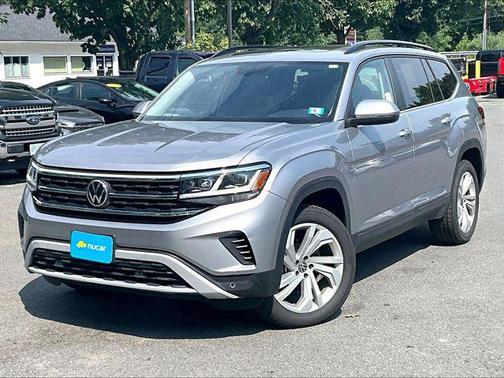 Pyrite Silver Metallic 2021 Volkswagen Atlas 3.6L V6 SE w/Technology