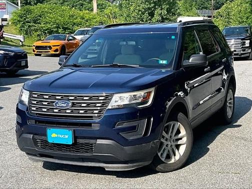 Blue 2017 Ford Explorer Base