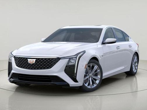 Vibrant White Tricoat 2026 Cadillac CT5 Premium Luxury