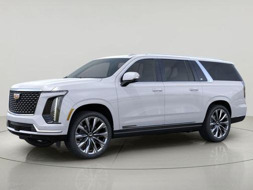 Vibrant White Tricoat 2026 Cadillac Escalade ESV Luxury