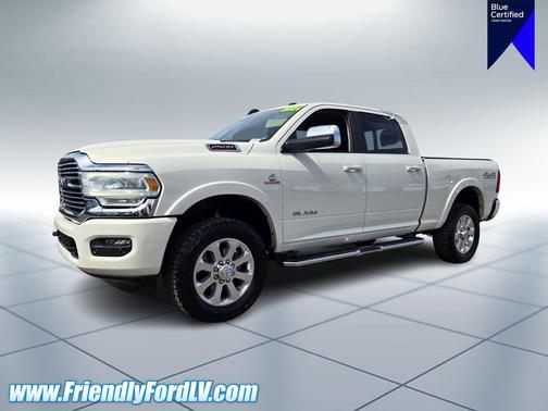 Pearl White 2021 RAM 2500 Laramie Crew Cab 4x4 6'4' Box
