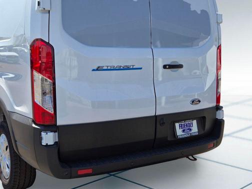 OXFORD WHITE 2025 Ford E-Transit T-350 Low Roof