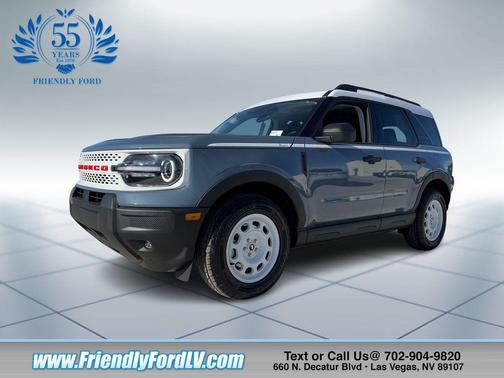 AZURE GRAY METALLIC TRI-COAT 2025 Ford Bronco Sport Heritage SUV