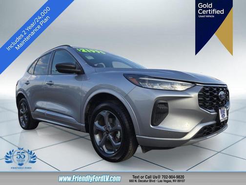 Iconic Silver Metallic 2024 Ford Escape ST-Line