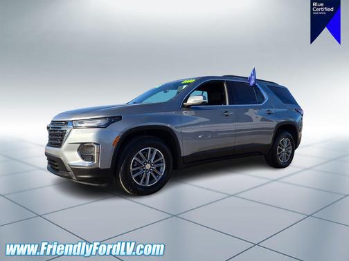 Sterling Gray Metallic 2023 Chevrolet Traverse LT Leather