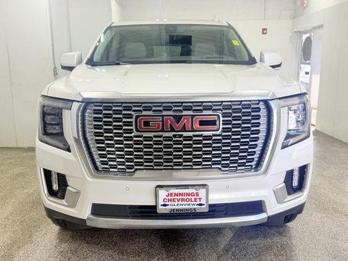 White Frost Tri-Coat 2021 GMC Yukon Denali