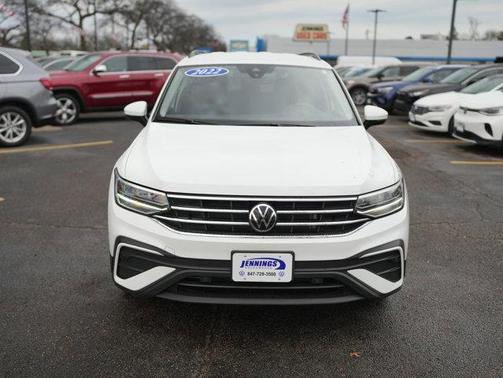Pure White 2022 Volkswagen Tiguan 2.0T S
