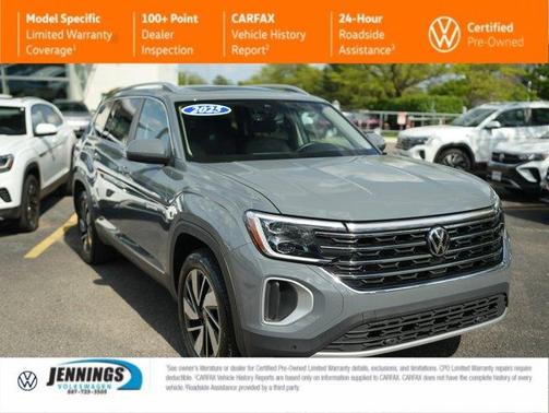 Pure Gray 2025 Volkswagen Atlas 2.0T SEL