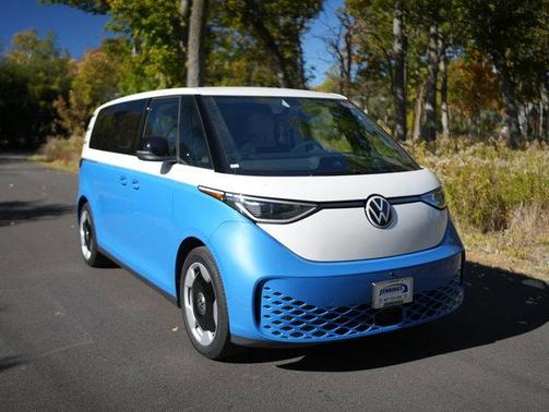Cabana Blue Metallic - Candy White 2025 Volkswagen ID. Buzz Pro S Plus