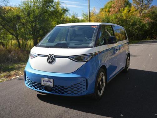 Cabana Blue Metallic - Candy White 2025 Volkswagen ID. Buzz Pro S Plus