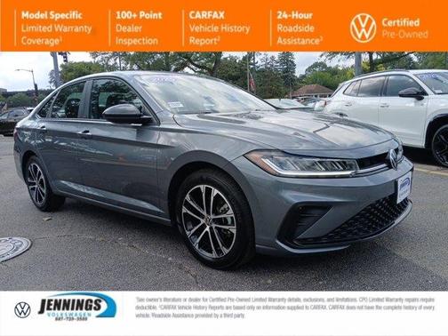Platinum Gray Metallic 2025 Volkswagen Jetta 1.5T Sport