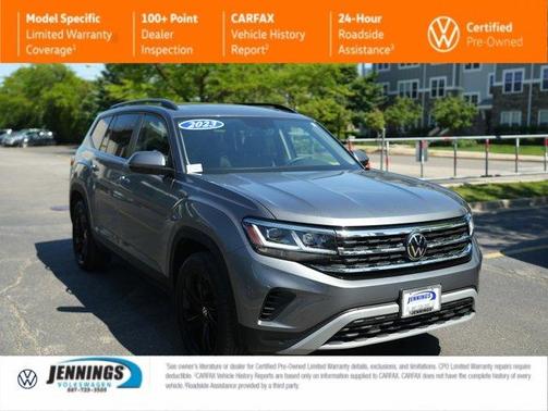 Platinum Gray Metallic 2023 Volkswagen Atlas 3.6L SE w/Technology