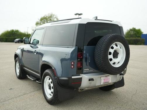 Tasman Blue 2022 Land Rover Defender 90 Standard