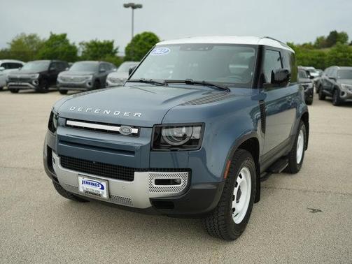 Tasman Blue 2022 Land Rover Defender 90 Standard