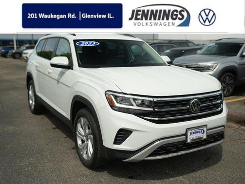 Pure White 2023 Volkswagen Atlas 2.0T SE