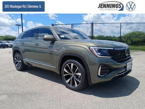 Avocado Green Pearl 2026 Volkswagen Atlas Cross Sport 2.0T SEL Premium R-Line