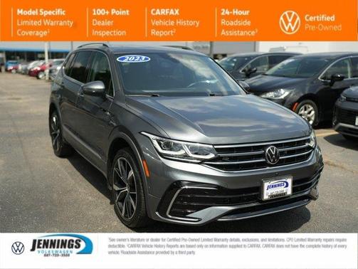 Platinum Gray Metallic 2023 Volkswagen Tiguan 2.0T SEL R-Line