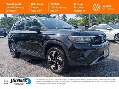 Deep Black Pearl Effect 2023 Volkswagen Taos 1.5T SE