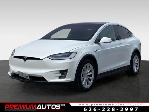 Pearl White Multi-Coat 2020 Tesla Model X Long Range Plus Dual Motor All-Wheel Drive
