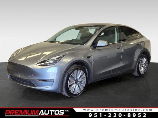 Stealth Grey 2025 Tesla Model Y Long Range Dual Motor All-Wheel Drive