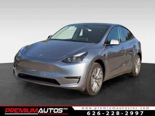 Stealth Grey 2025 Tesla Model Y Long Range Dual Motor All-Wheel Drive