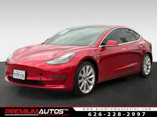 Red Multi-Coat 2020 Tesla Model 3 Standard Range Plus