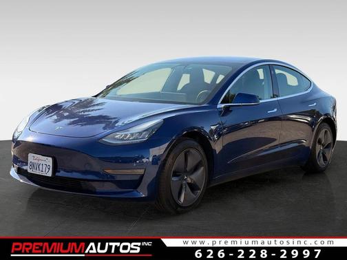 Blue 2020 Tesla Model 3 Long Range