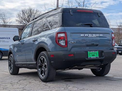Azure Gray Metallic Tri-Coat 2025 Ford Bronco Sport Outer Banks