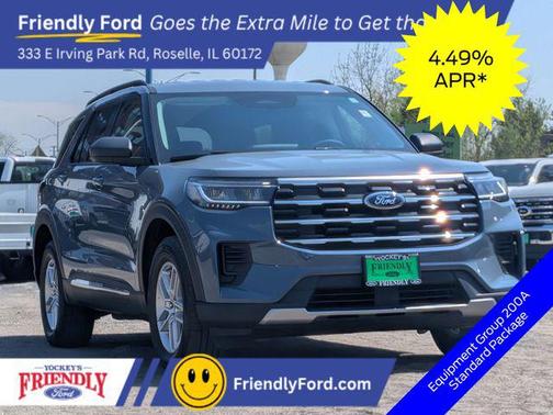 Vapor Blue Metallic 2025 Ford Explorer Active