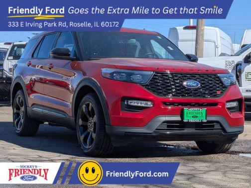 Rapid Red Metallic Tinted Clearcoat 2022 Ford Explorer ST