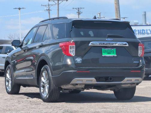 Forged Green Metallic 2023 Ford Explorer XLT
