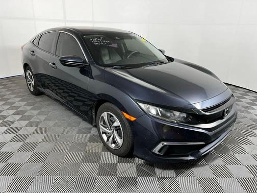 Cosmic Blue Metallic 2019 Honda Civic LX